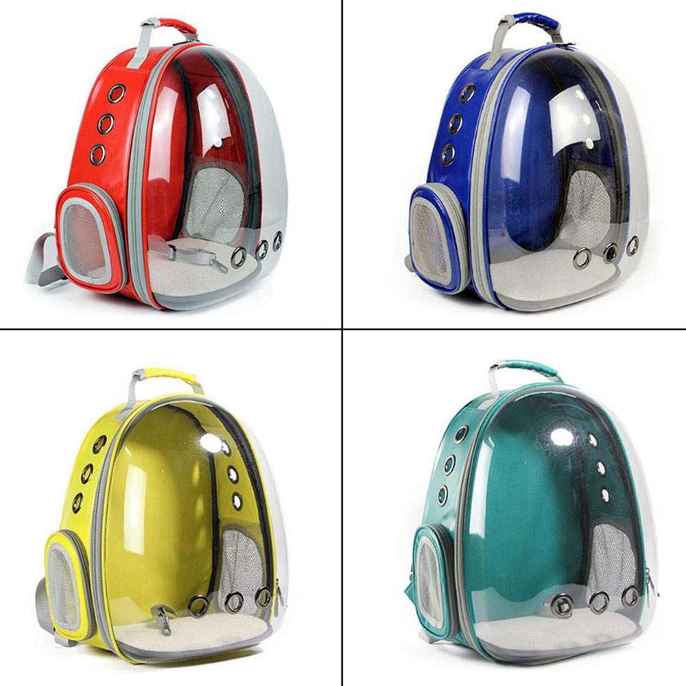 Pet Dog Carrier Backpack Transparent Bag Cat Dog Outdoor Hiking Travel Bag Pet Space Portable Bag Capsule Shaped Pet Carrier Bag