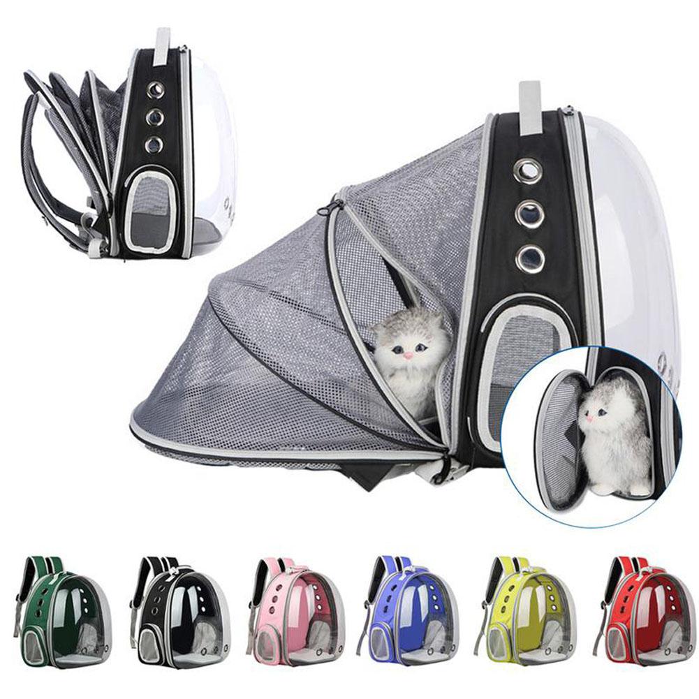 Portable Pet Cat Dog Travel Carrier Pet Cat Backpack Large Space Capsule Portable Pet Carrier Bag Outdoor Travel puppy cat bag