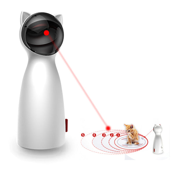 Laser automatique | Jouets chat, interactif intelligent, taquet intelligent pour animaux de compagnie, Mode portatif amusant, animal de compagnie électronique pour tous les chats